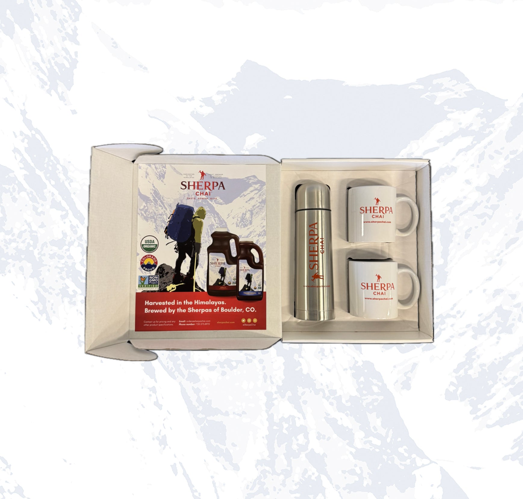 Sherpa Chai Thermos & Mug Set