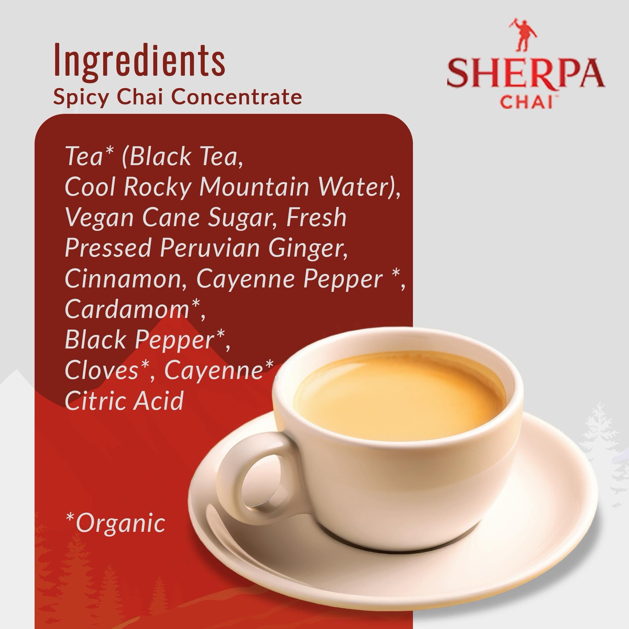 Sherpa Chai Spicy - 64oz