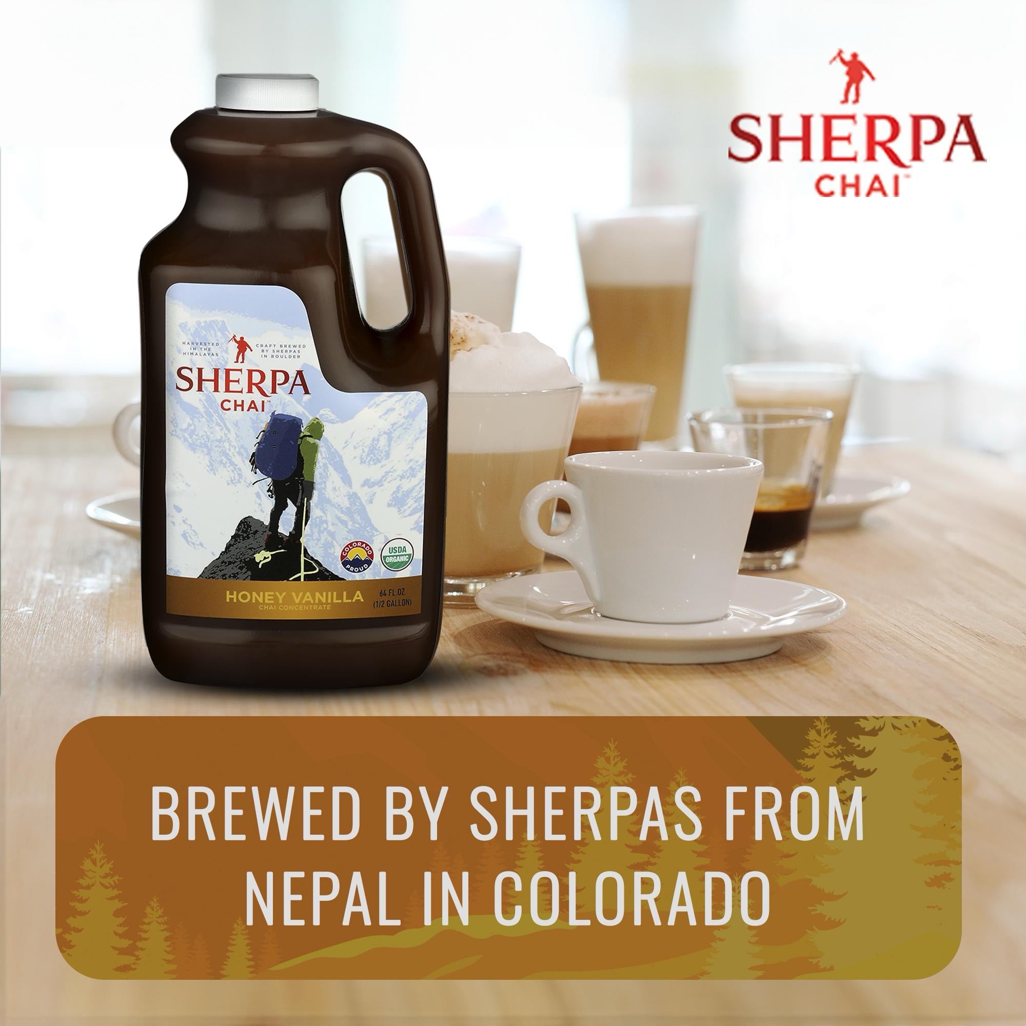 Sherpa Chai Honey Vanilla - 64oz