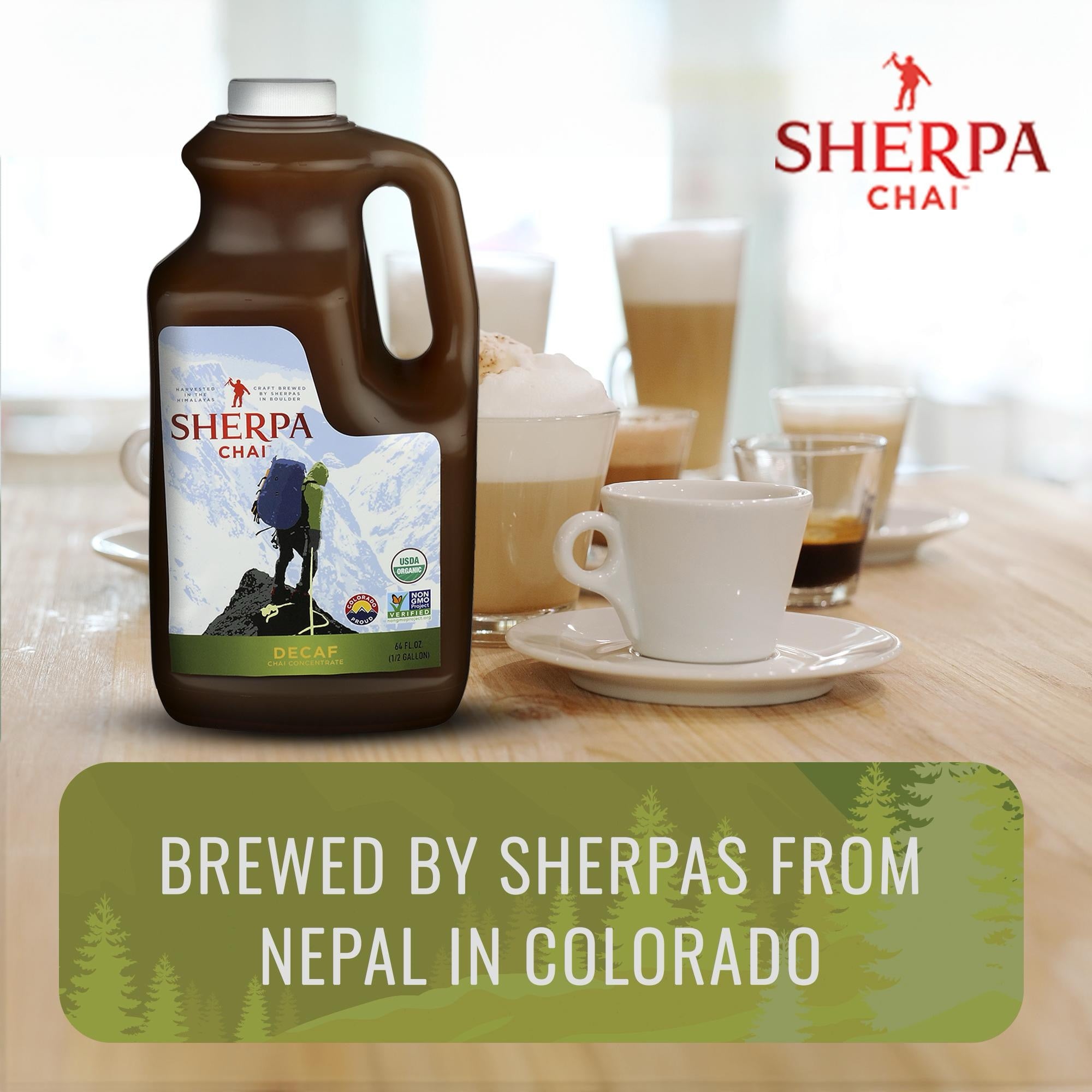 Sherpa Chai Decaf - 64oz